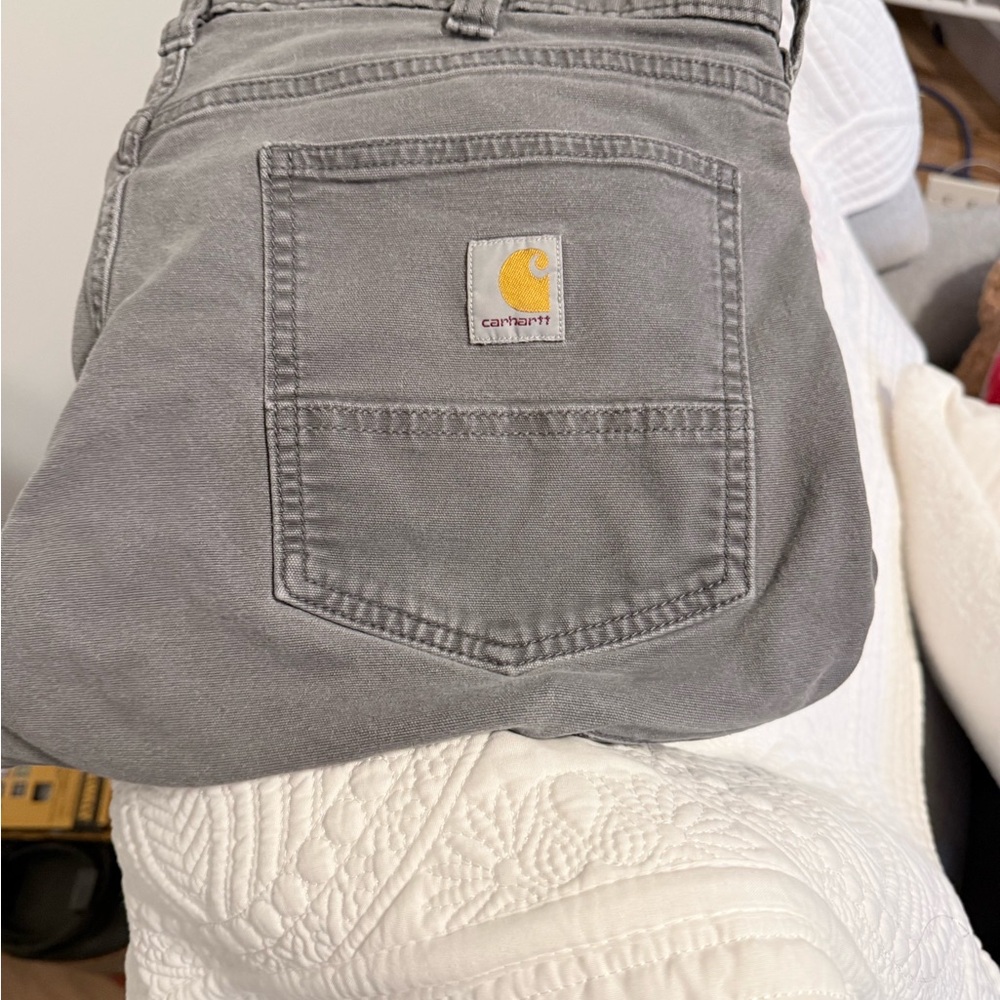 Carhartt Men's Relaxed Fit Gray Jeans